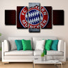 5panel wall art prints Bayern logo wall decor-1212 (2)
