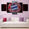 5panel wall art prints Bayern logo wall decor-1212 (3)