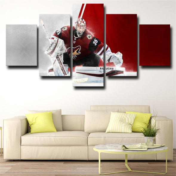 5 panel canvas art framed prints Coyotes Nick Cousins decor picture-17 (1)