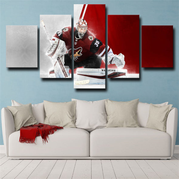 5 panel canvas art framed prints Coyotes Nick Cousins decor picture-17 (2)