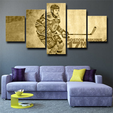 5 panel modern art framed print Boston Bruins Milan home decor-39 (1)