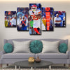 5 panel modern art framed print KC Chiefs Charvarius Ward home decor-16 (3)