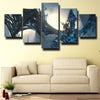 5 panel modern art framed print The Lich King wall picture-06 (2)