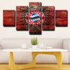  5piece 5 piece picture set art framed prints Bayern crest wall decor-1222 (4)