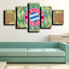 5piece modern art canvas prints Bayern logo emblem live room decor-1238 (4)