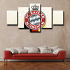 5piece modern art prints Bayern logo decor picture-1220 (4)