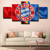  5piece wall art framed prints Bayern logo wall picture-1204 (3)