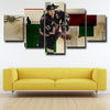 5 piece canvas art framed prints Coyotes Teppo Numminen home decor-23 (3)