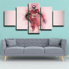 5 piece canvas art framed prints KC Chiefs Eric Berry pink wall decor-22 (2)