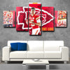 5 piece modern art framed print Chiefs Patrick Mahomes decor picture-31 (3)