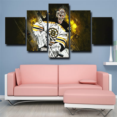 5 piece wall art canvas prints Boston Bruins Tuukka wall decor-42 (1)