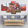 5 piece wall art canvas prints Kc Chiefs Patrick Mahomes wall picture-26 (3)