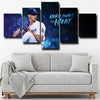 5 piece wall art canvas prints Dodgers Walker Buehler live room decor-25 (3)
