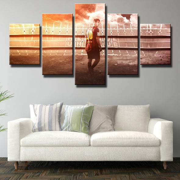 Barca 5 Panel Stretched Canvas Prints Art Painting Wall Decor Picture-0116 (1)