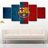 FC Barcelona 5 Piece Modern Painting Art Prints Canvas Picture Wall Decor-0111 (2)