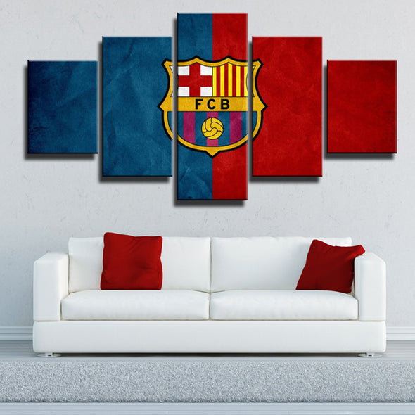 FC Barcelona 5 Piece Modern Painting Art Prints Canvas Picture Wall Decor-0111 (3)