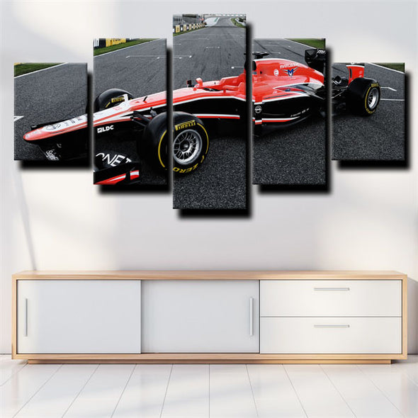 Five piece wall art canvas prints Formula 1 Car home decor-1200 (3)