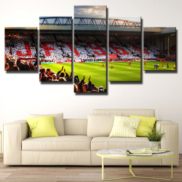 Liverpool Justice For The 96 5 Panel Wall Painting Canvas Art Prints-0118 (1)