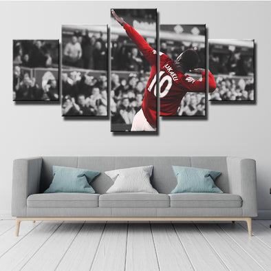 Man United 5 Panel Framed Canvas Prints Picture Art for Decor-115 (1)