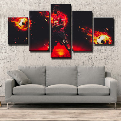 Man United 5 Panel Modern Wall Art Prints Canvas Picture Bedroom Decor-0151 (1)