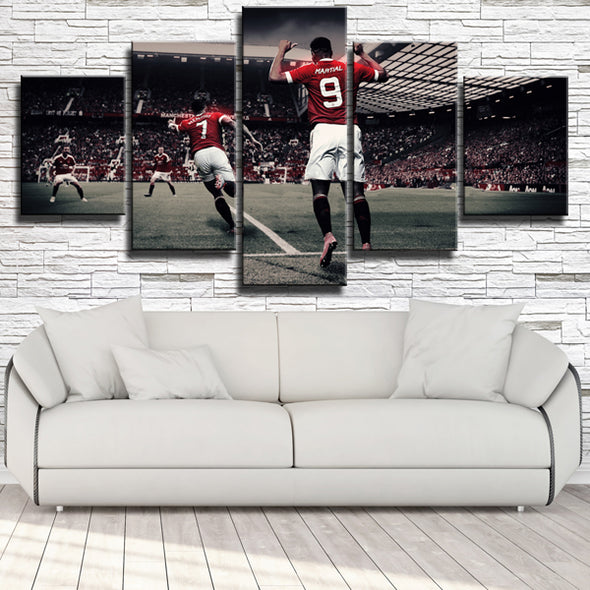 Man United 5 Piece Giclee Printing Oil on Canvas Picture Wall Decor-116 (9)