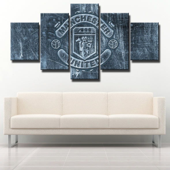 Manchester United Grey Logo