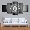 Man United Grey 5 Panel Canvas Framed Art Prints Wall Decor Picture Set-105 (1)