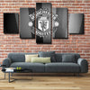 Man United Grey 5 Panel Canvas Framed Art Prints Wall Decor Picture Set-105 (3)