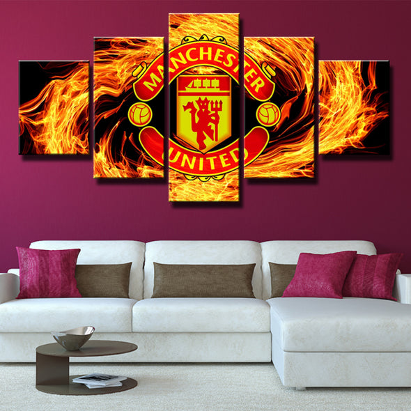 Manchester United Flame Logo