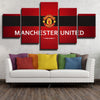 Manchester United FC Logo Canvas Print Red and Black Wall Art Deocr Picture-102 (1)