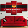 Manchester United FC Logo Canvas Print Red and Black Wall Art Deocr Picture-102 (4)