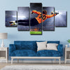 Soccer Goalkeeper 5 Panel Canvas Prints Art Picture for Wall Decor-1007 (2)