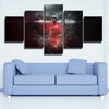The Red Devils 5 Panel Modern Prints Canvas Art Wall Picture Decor Set-0156 (1)