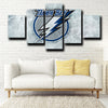 canvas 5 piece art prints Tampa Bay Lightning Logo wall picture-1221 (1).