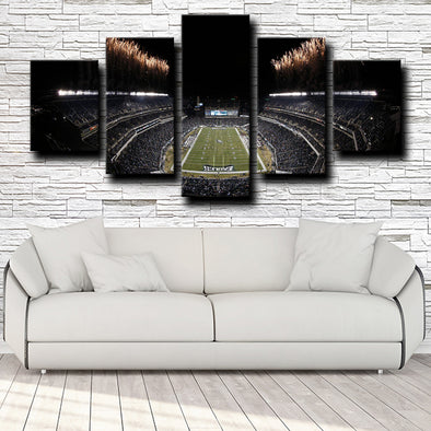 canvas painting 5 piece art prints Eagles Lincoln Financial Field decor picture-1213 (1)