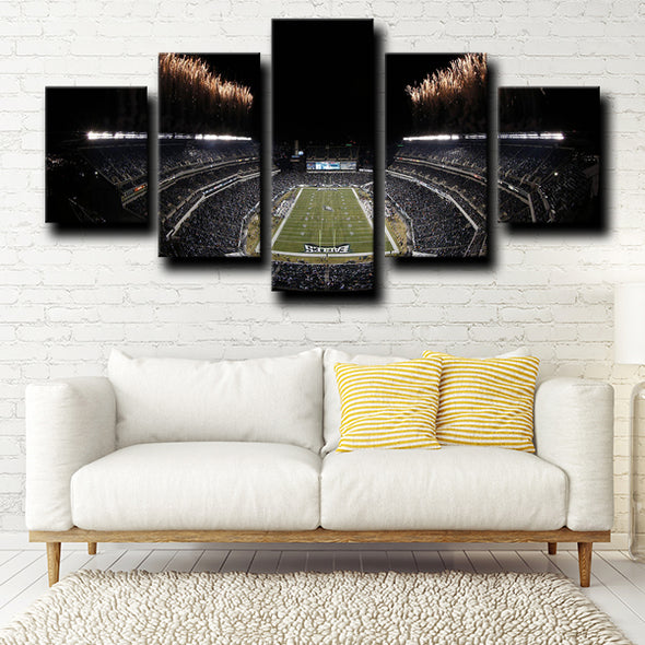 canvas painting 5 piece art prints Eagles Lincoln Financial Field decor picture-1213 (4)