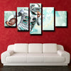 canvas set of 5 framed prints Miami Dolphins McDonald live room decor-1210 (3)