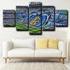 canvas wall art 5 panel framed prints Inter Milan Stadium home decor-1214 (3)