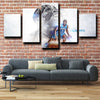 canvas wall art 5 panel prints Indiana Pacers Oladipo decor picture-1230 (1)