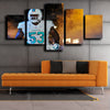 canvas wall art 5 panel prints Miami Dolphins Jenkins home decor-1212 (1)