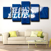 canvas wall art 5 panel prints St. Louis Blues Logo home decor-1220 (4)