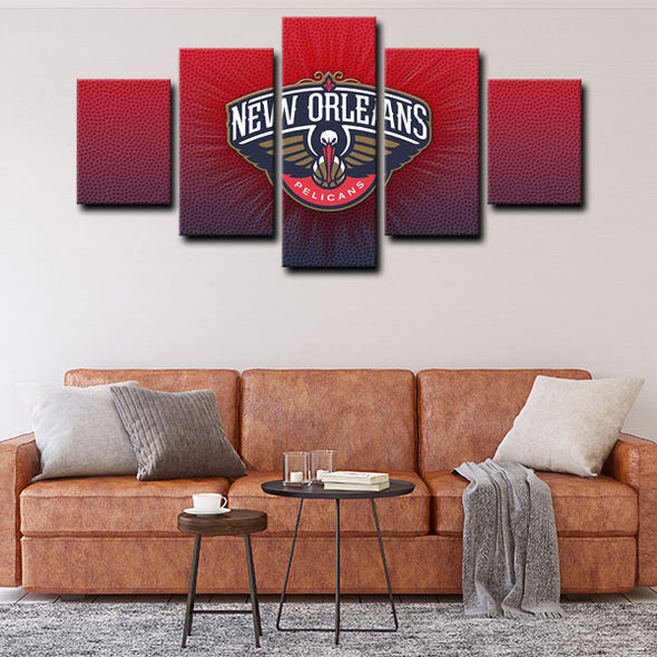  canvas wall art framed prints New Orleans Pelicans  home decor1201 (3)