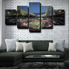 custom 5 panel canvas Atlanta Falcons Rugby Field wall art decor picture-1201 (4)