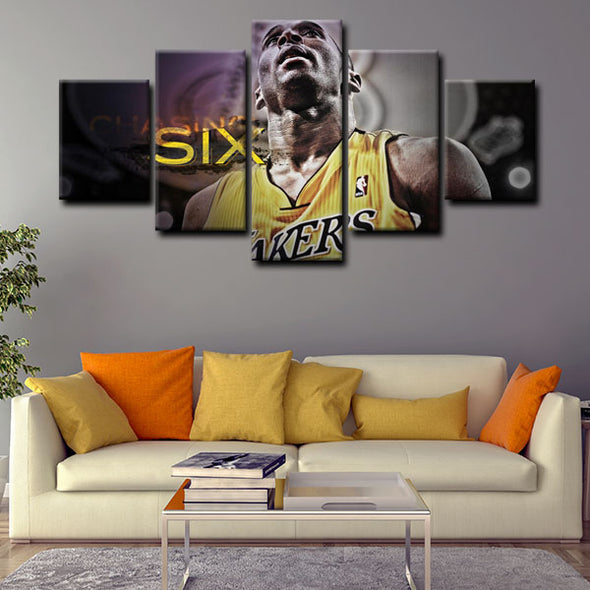 custom 5 panel canvas Kobe Bryant wall art decor picture1225 (2)