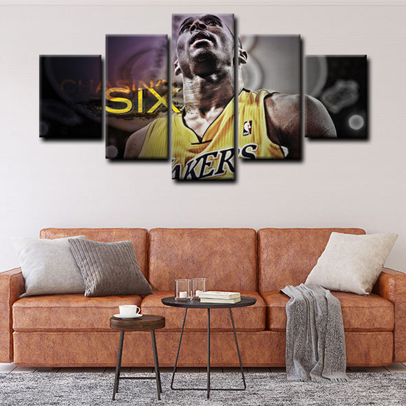 custom 5 panel canvas Kobe Bryant wall art decor picture1225 (4)