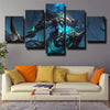 custom 5 panel canvas League Of Legends Hecarim wall art decor picture-1200 (2)