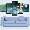 custom 5 panel canvas League Of Legends Janna wall art decor picture-1200 (1)