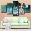 custom 5 panel canvas League Of Legends Janna wall art decor picture-1200 (2)