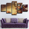 custom 5 panel canvas League Of Legends Jax wall art decor picture-1200 (2)