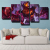 custom 5 panel canvas League Of Legends Nasus  wall art decor picture-1200 (3)